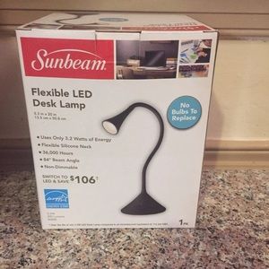 Sunbeam flexible desktop lamp LED office light